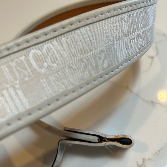 Just Cavalli Cloth Covered Leather Belt - Picture 4 of 6